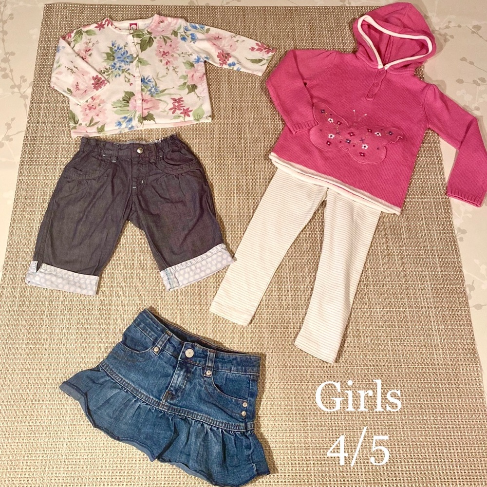✔️ SOLD 📬 EUC/ VGUC Girls 5 pc Bundle, Size 4/5